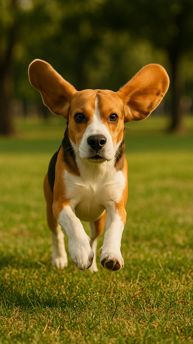 Beagle corriendo