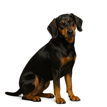 Sabueso Austriaco Negro y Fuego